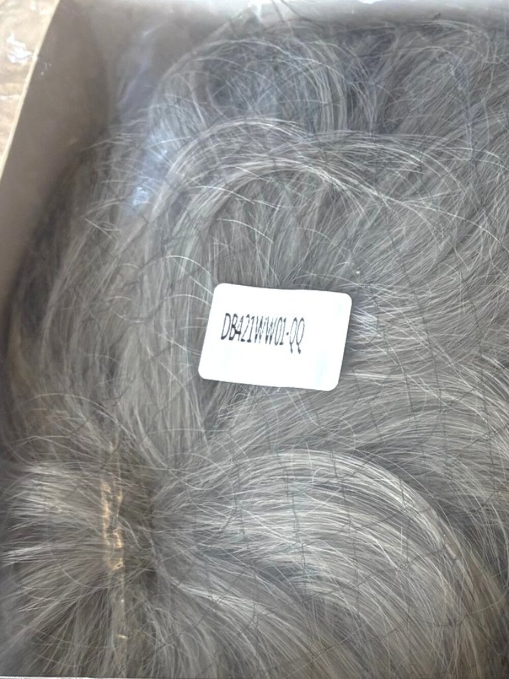 NWT Hair Toppers‎ for Women w/Thinning Hair- Clip-In Synthetic grey